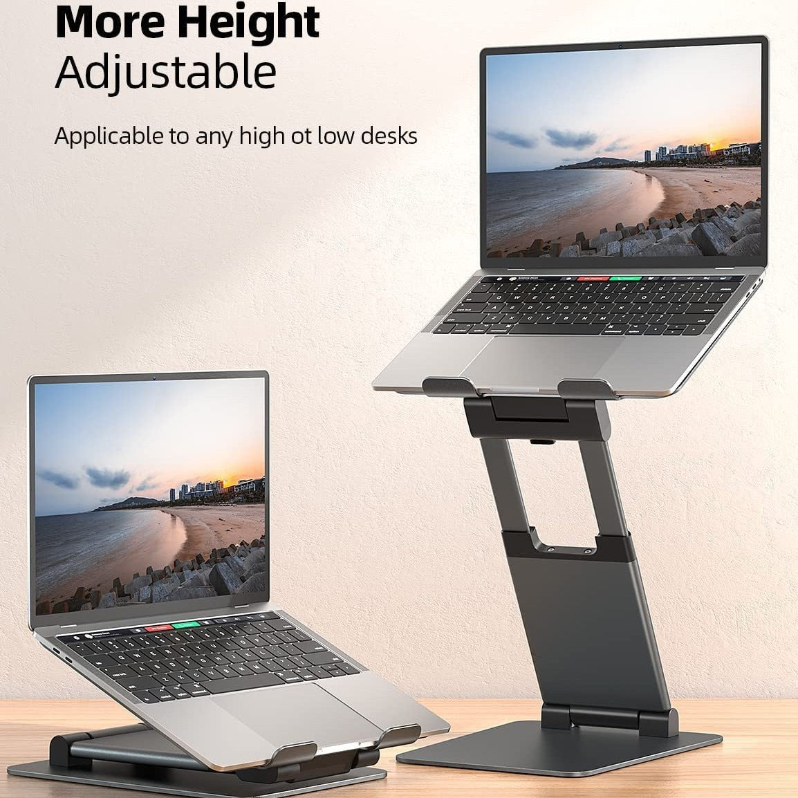 Notebook Bracket Laptop Bracket Aluminum Alloy Desktop Adjustable Base 360-degree Rotation