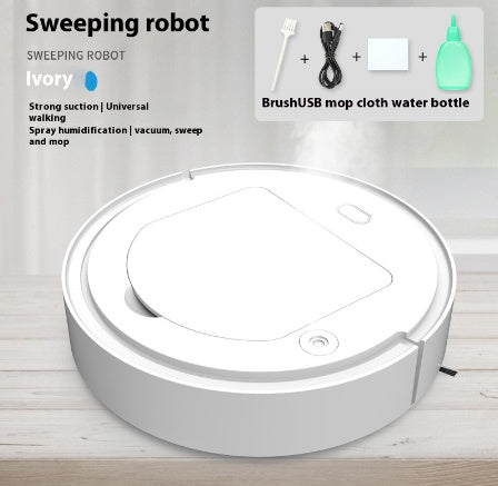 Sweeping Robot Commercial Wireless Intelligent Cleaning Three-in-one Dust